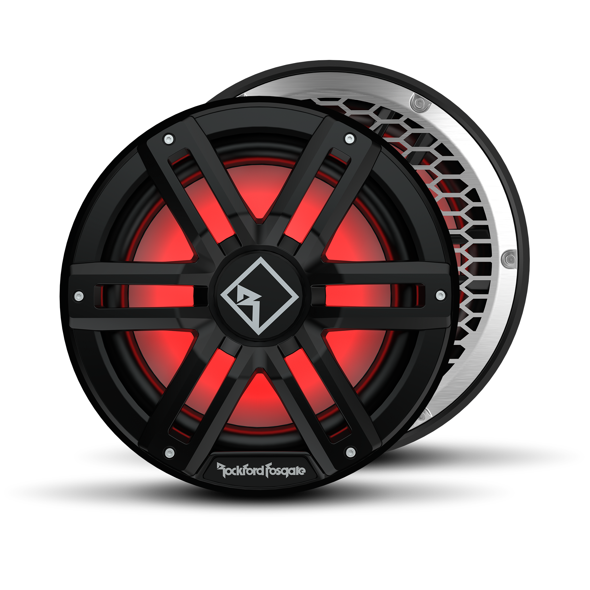 M2 12′′ DVC 4Ω Color Optix™ Infinite Baffle Marine Subwoofer - Black