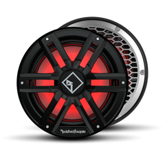 M2 12′′ DVC 4Ω Color Optix™ Sealed Enclosure Marine Subwoofer – Black