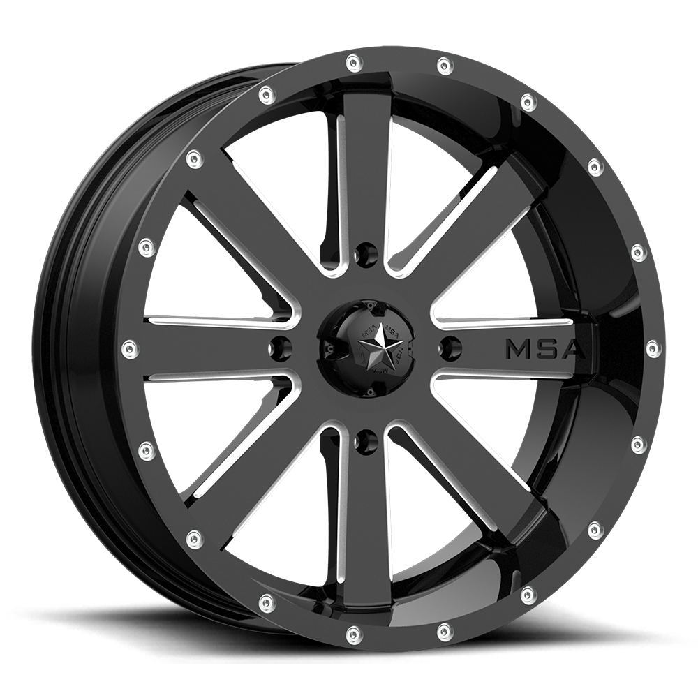 FLASH UTV - GLOSS BLACK MILLED