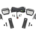 LED Light Kit | Rear Mount | 2" Chrome Pair | Wide Angle | Can-Am Maverick Sport 1000R