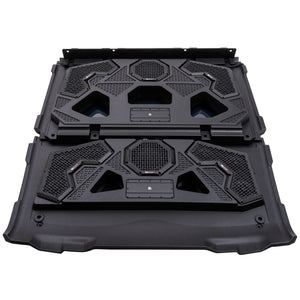 MBQRG4-S14R 1000 Watt 14 Speaker Polaris RANGER Audio Roof with 7 Inch LED Source Unit and 45 Inch Light Bar