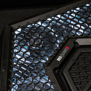 MBQRG4-S14R 1000 Watt 14 Speaker Polaris RANGER Audio Roof with 7 Inch LED Source Unit and 45 Inch Light Bar