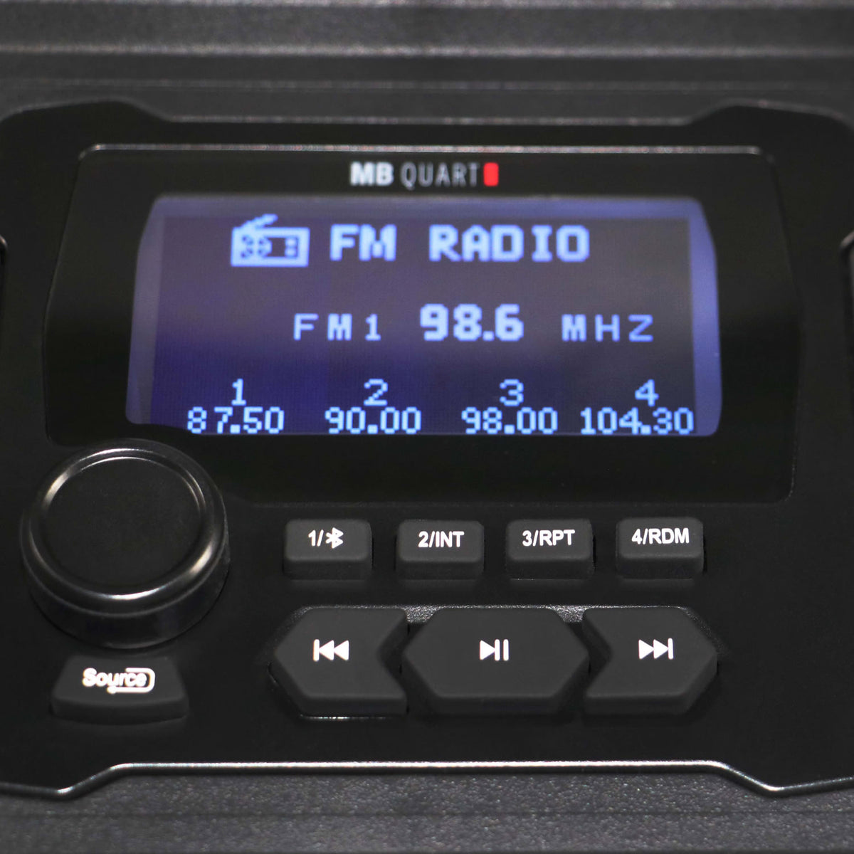 MBQRT2-S6R 500 Watt 6 Speaker Polaris RZR Trail Audio Roof with 3.5 Inch LCD Source Unit