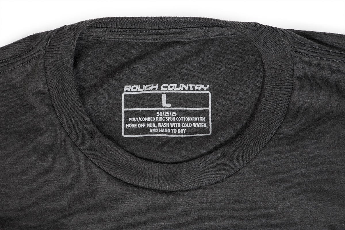 Rough Country T-Shirt | Horizontal Tread | Grey | 3XL