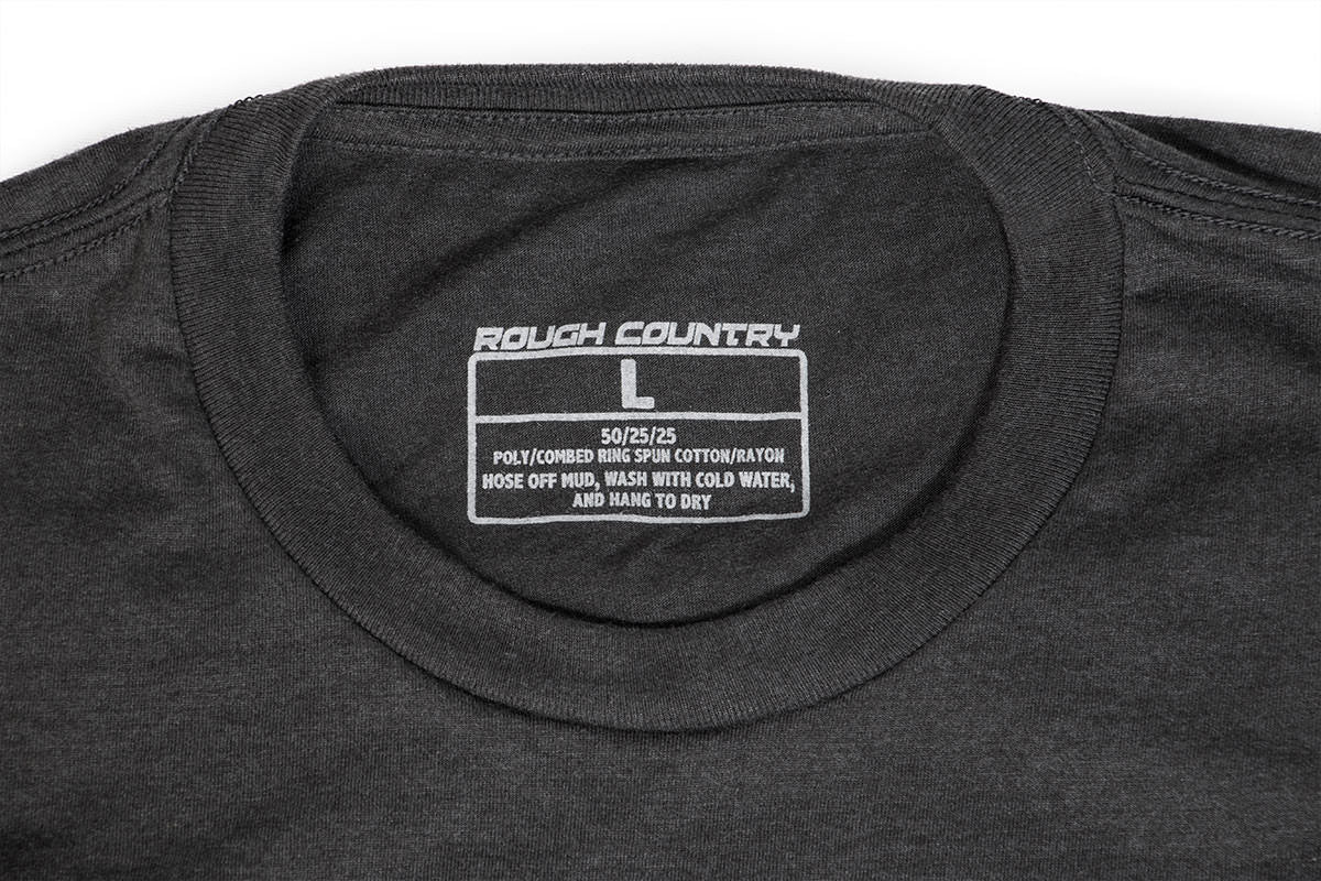 Rough Country T-Shirt | Born & Raised | Black | 3XL