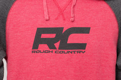 Rough Country Hoodie | Heater | Red/Gray | 3XL
