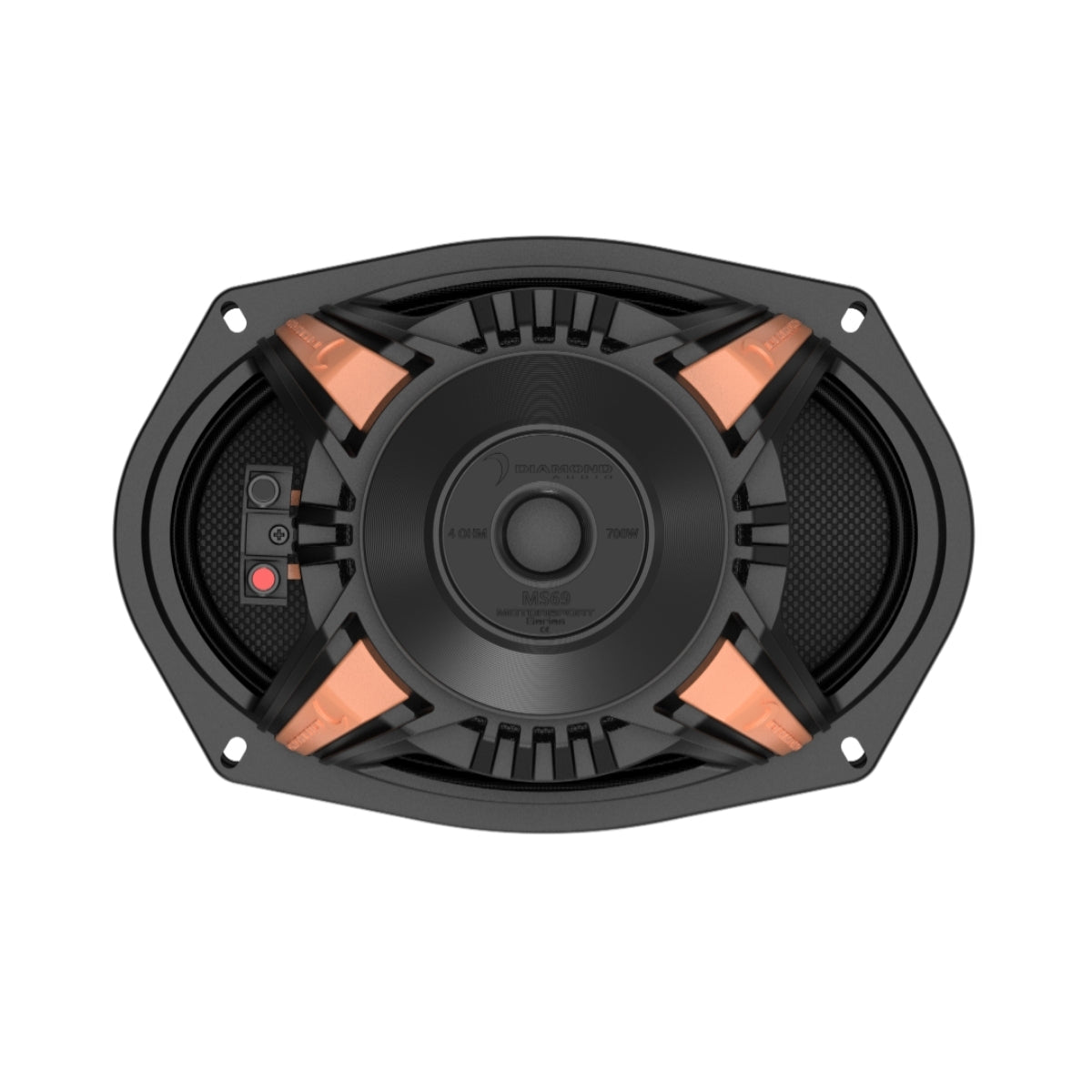 MSNEO SERIES - 6"x9" High Output Neo Midrange Speakers (4 ohm ) - MS69NEO