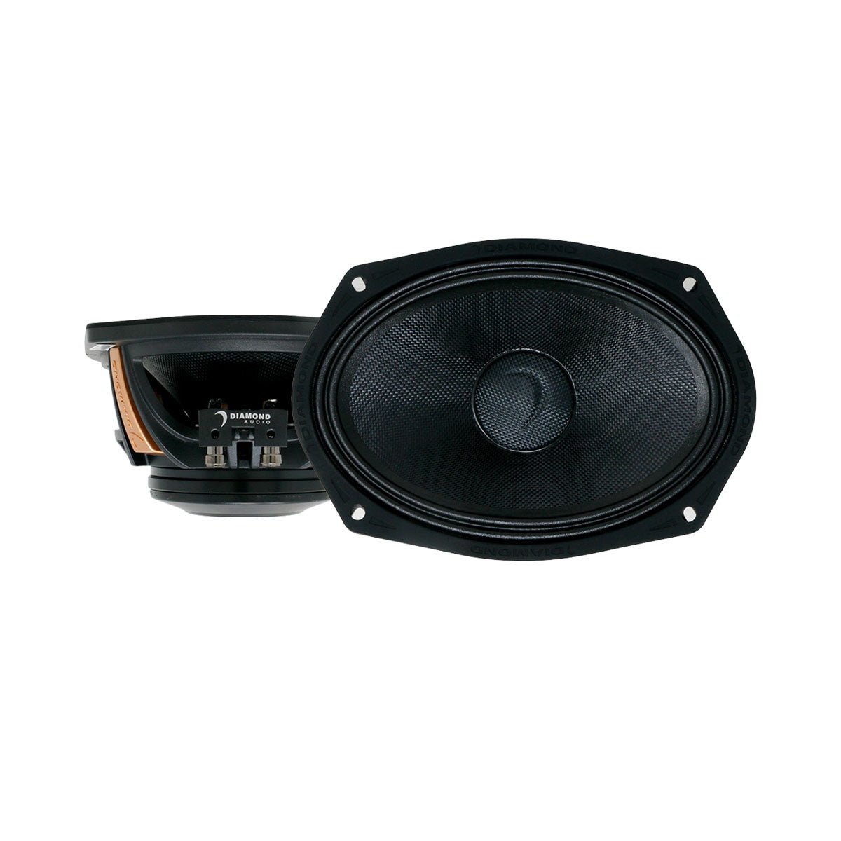 MSNEO SERIES - 6"x9" High Output Neo Midrange Speakers (4 ohm ) - MS69NEO