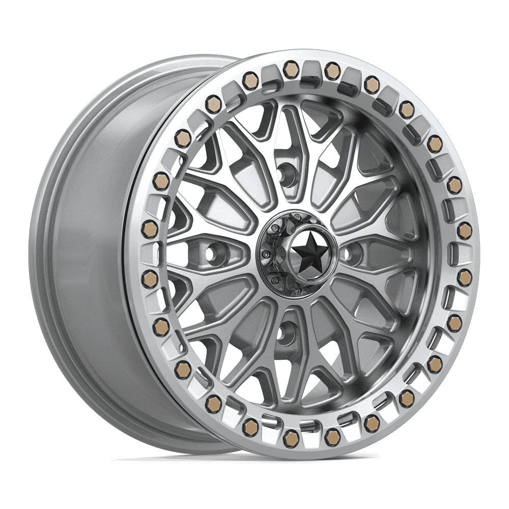 BOLO UTV BEADLOCK - GLOSS SILVER W/ MACHINED FACE