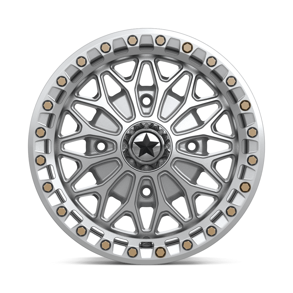 BOLO UTV BEADLOCK - GLOSS SILVER W/ MACHINED FACE