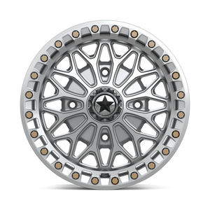 BOLO UTV BEADLOCK - GLOSS SILVER W/ MACHINED FACE
