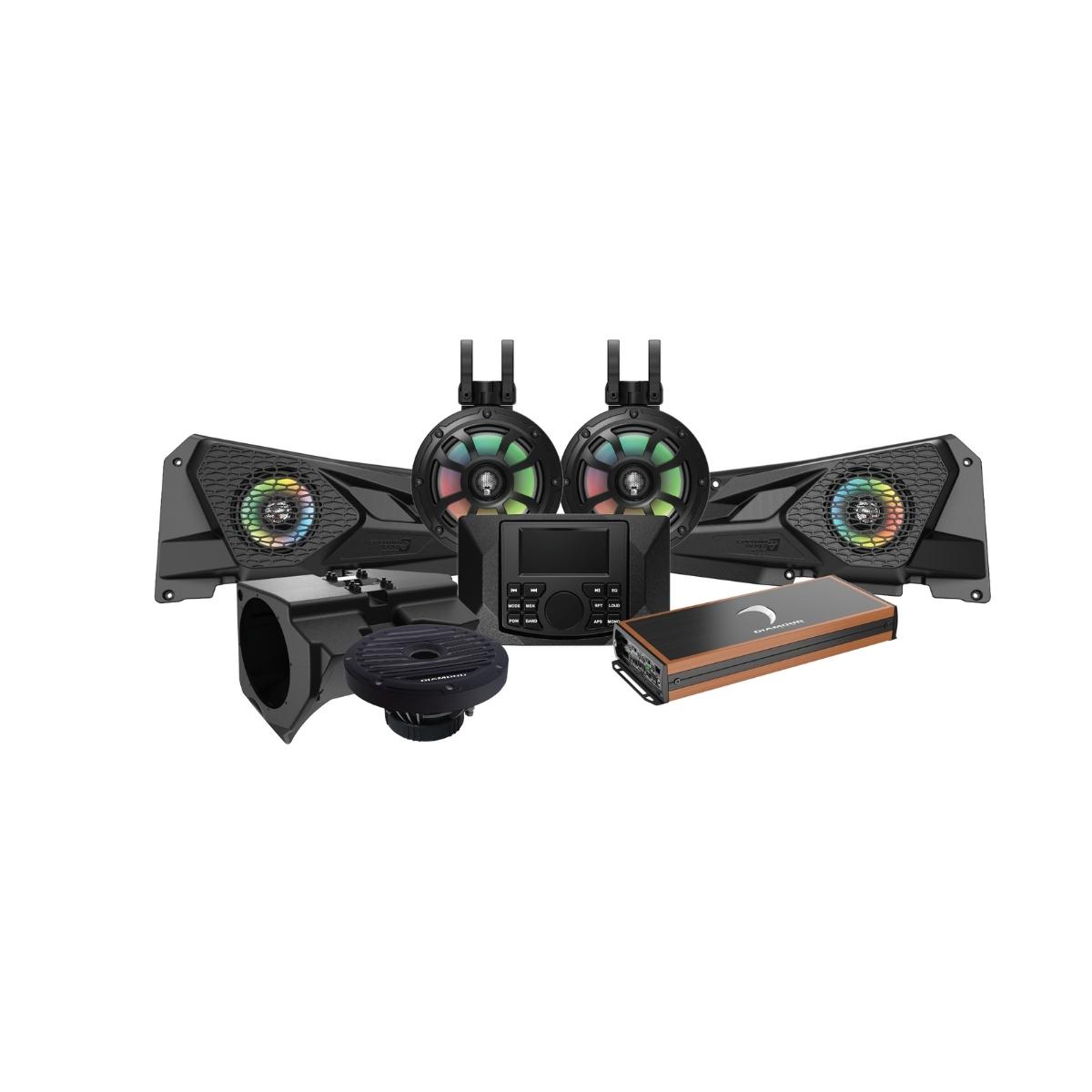 MSRZRKD32 - 6.5" Power Sports Speaker & 5-Ch Amplifier for 2014+ RZR 2DR / 4DR