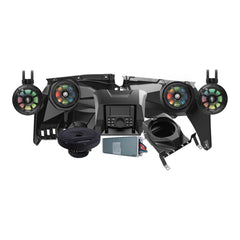 MSX3KM3 - 2017+ Can Am Maverick X3/X3 Max Complete Speaker Kit with 6 Ch Waterproof Amplifier