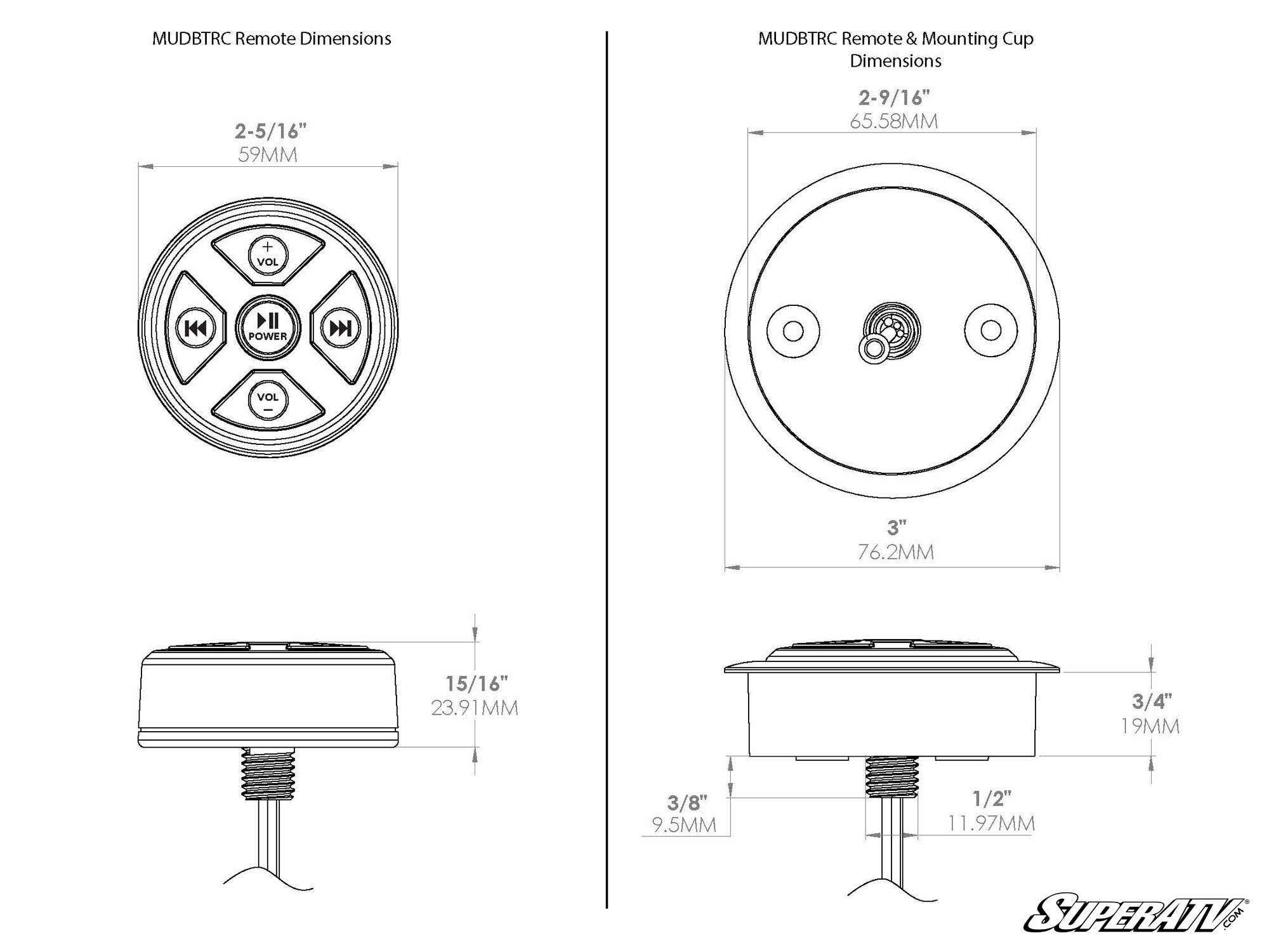 MTX Universal Bluetooth Receiver / Remote