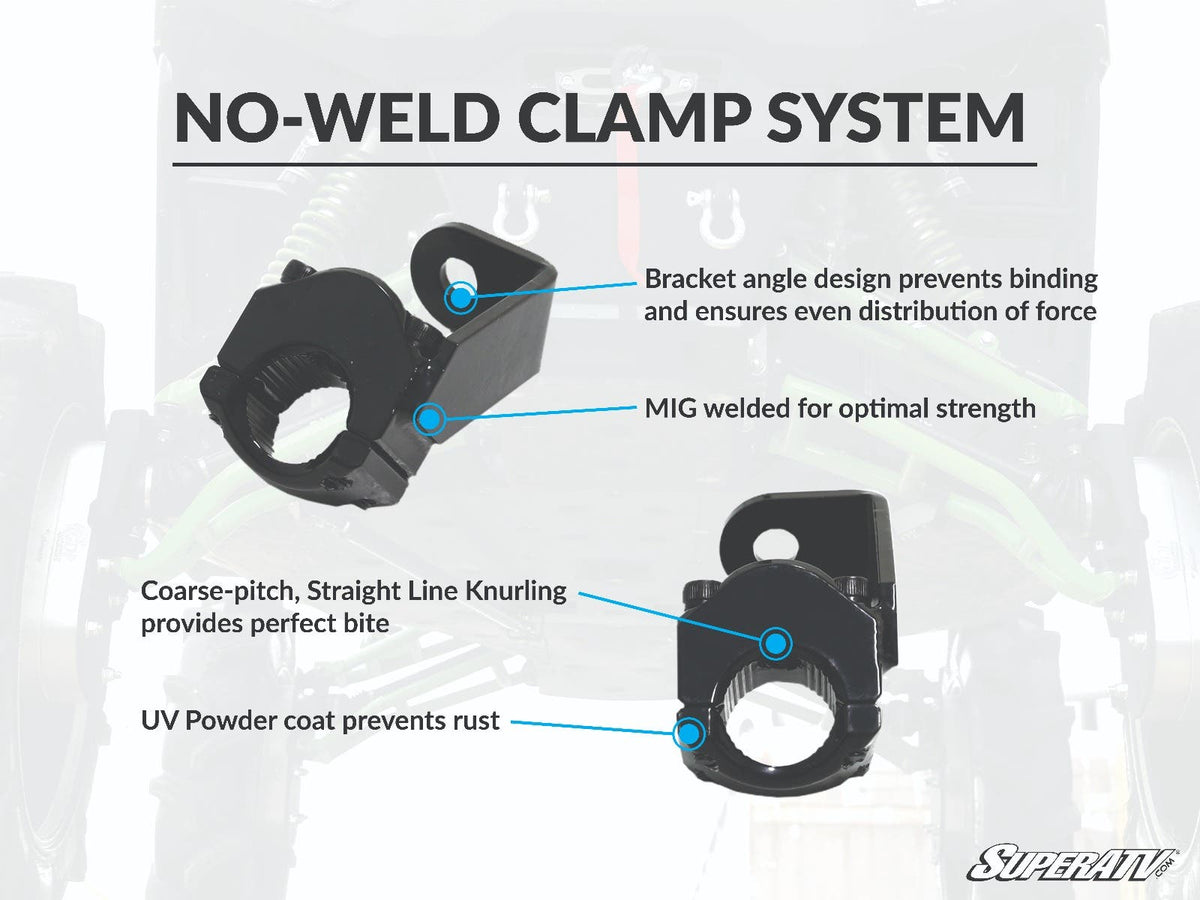 Polaris RZR XP 1000 Track Bars for SuperATV 1.5in. Forward Offset A-Arms