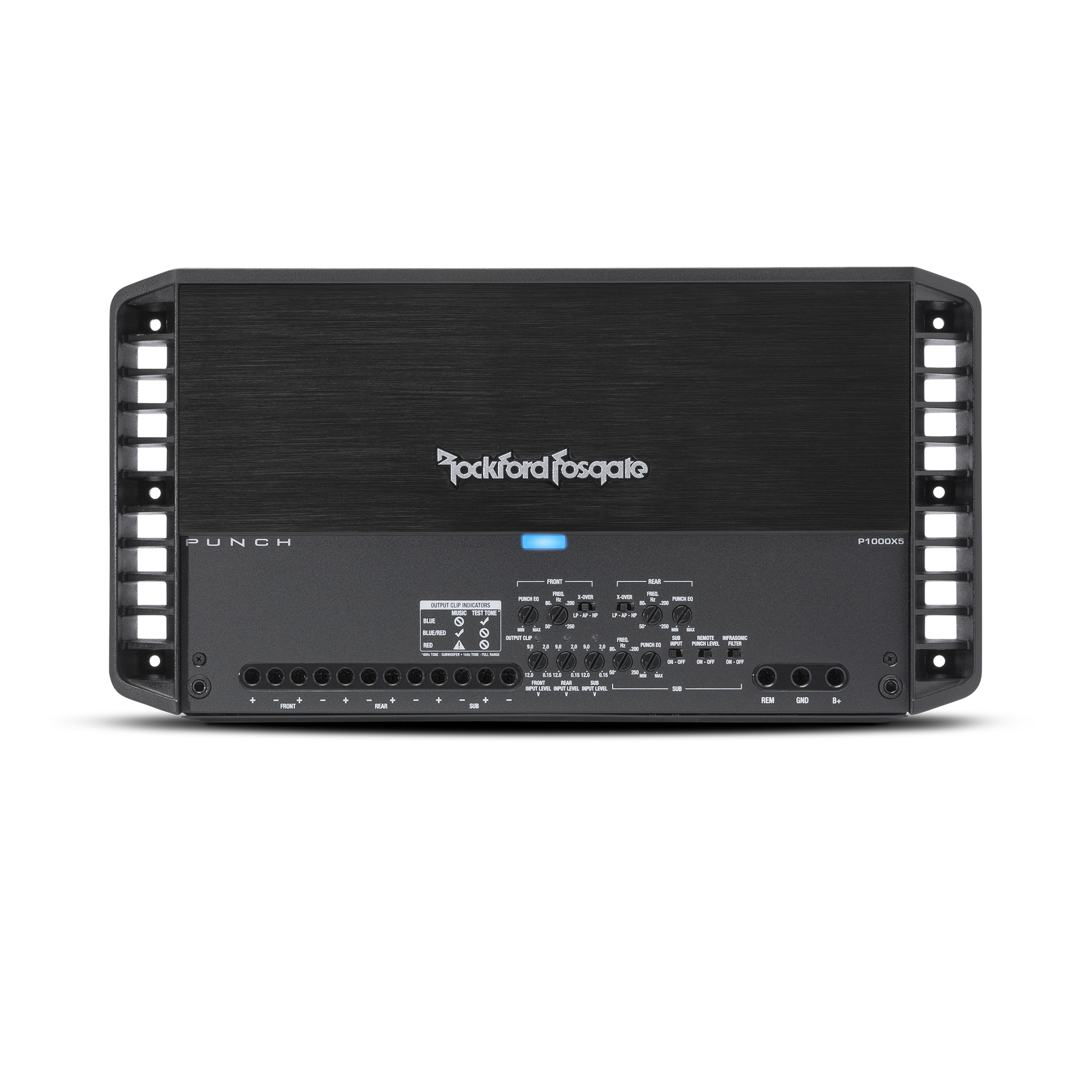 P1000X5 - Punch 1,000 Watt Class-bd 5-Channel Amplifier - image 1