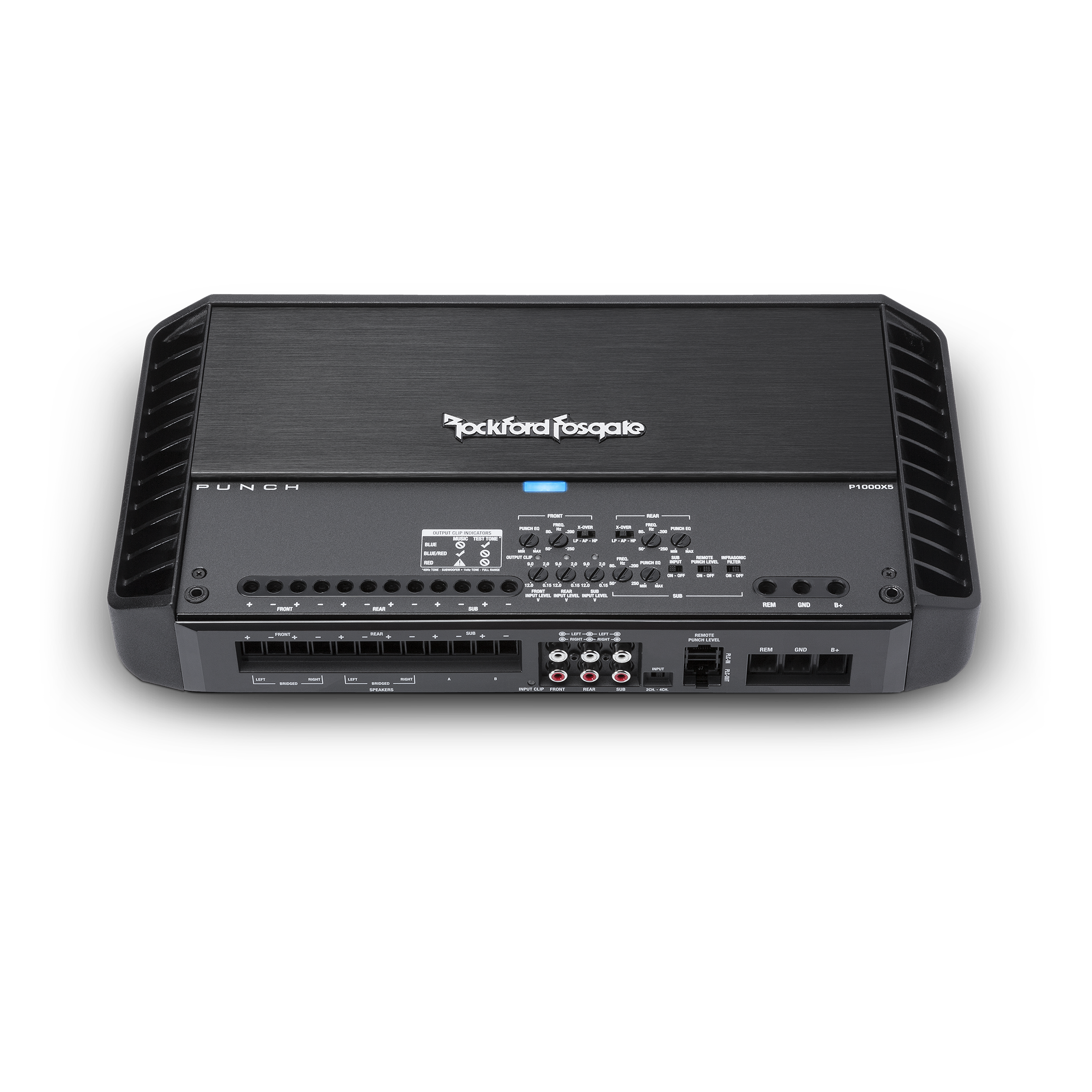 Punch 1,000 Watt Class-bd 5-Channel Amplifier