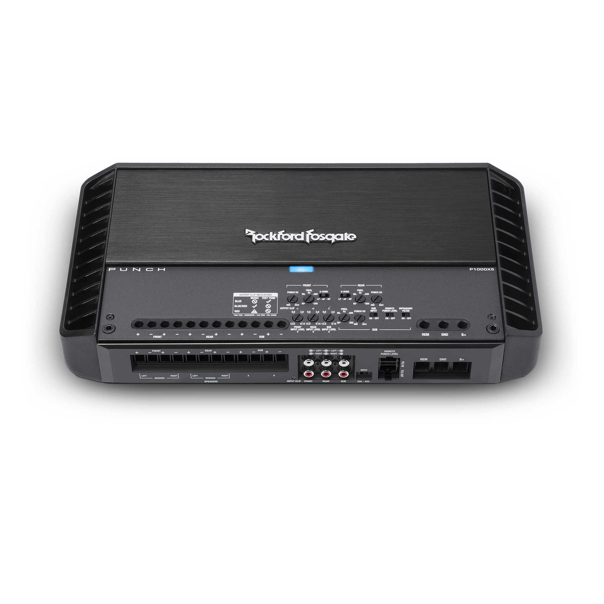 Punch 1,000 Watt Class-bd 5-Channel Amplifier