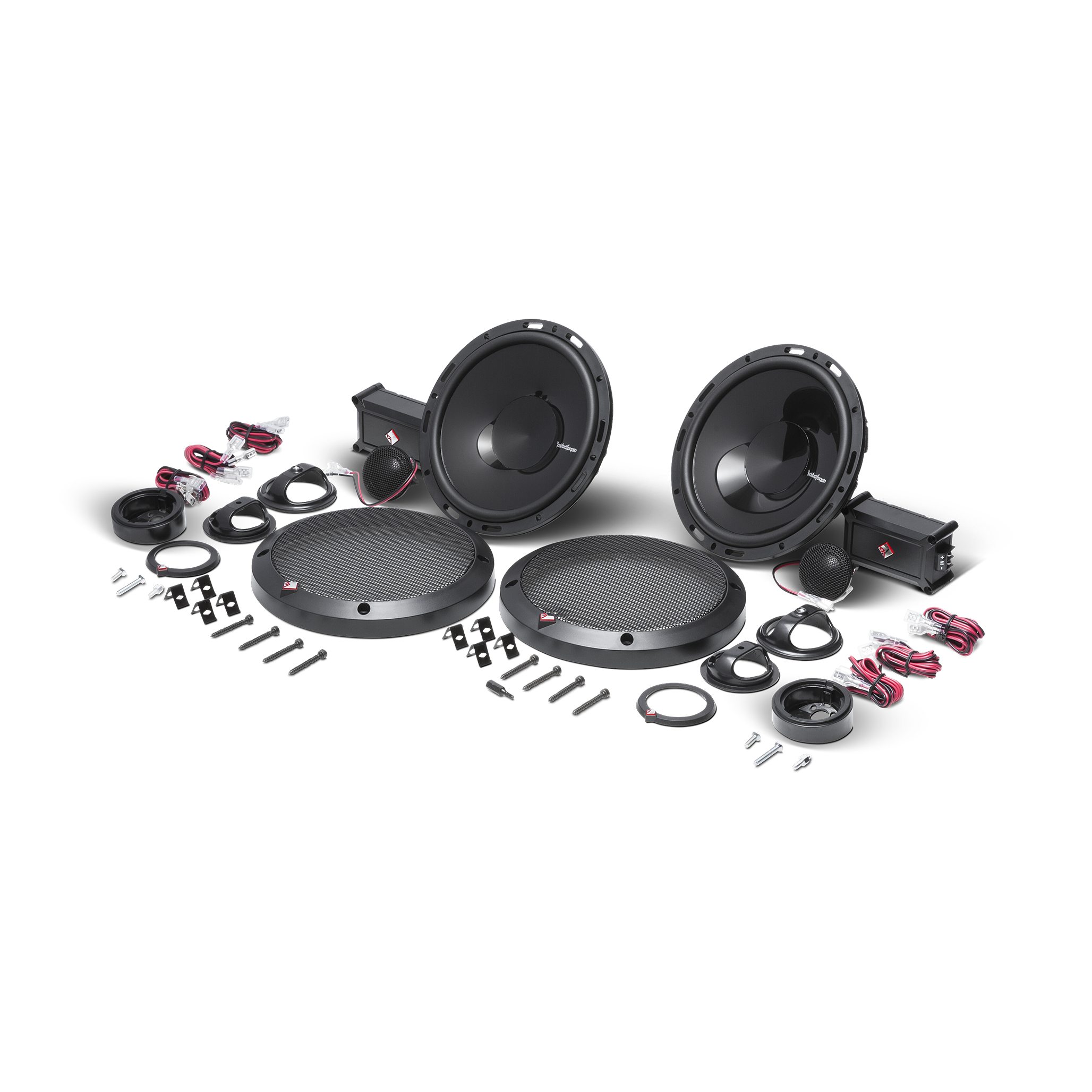 Punch 6.5" 2-Way Euro Fit Component System External Xover (pr)