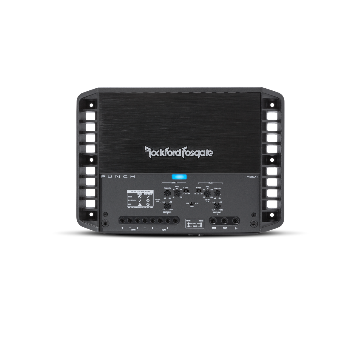 P400X4 - Punch 400 Watt 4-Channel Amplifier - image 3