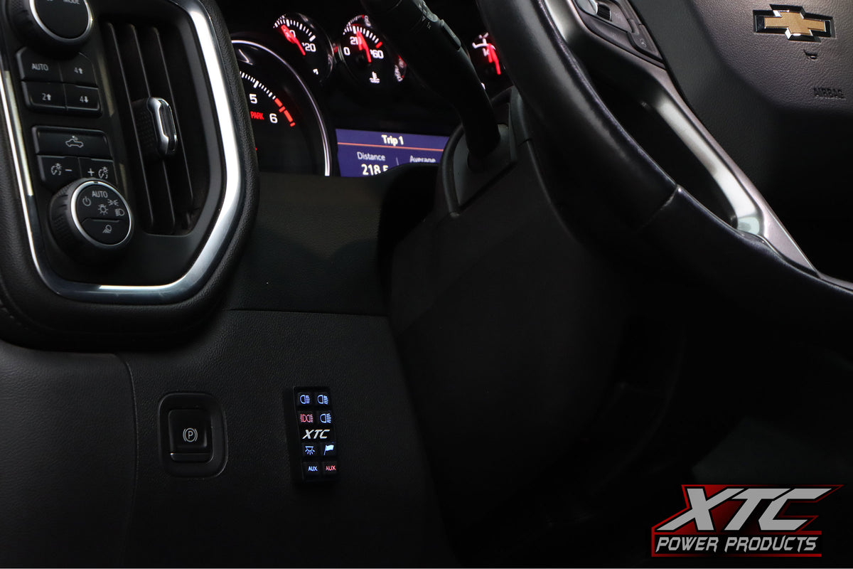 XTC 83cd398b28cd9ab2 | PCS-81 Micro Switch Pad Mounted in Chevy Silverado Dash