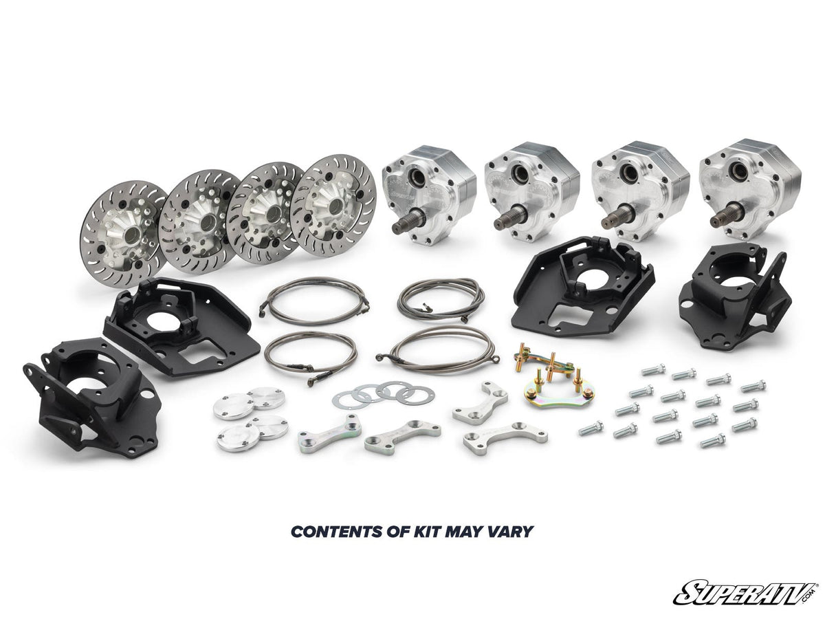 Polaris RZR 1000 4in. Portal Gear Lift with 30% Gear Reduction - Billet Housing - Dual Idler - 30% Gear Reduction - Billet Housing - Without Frame Stiffener