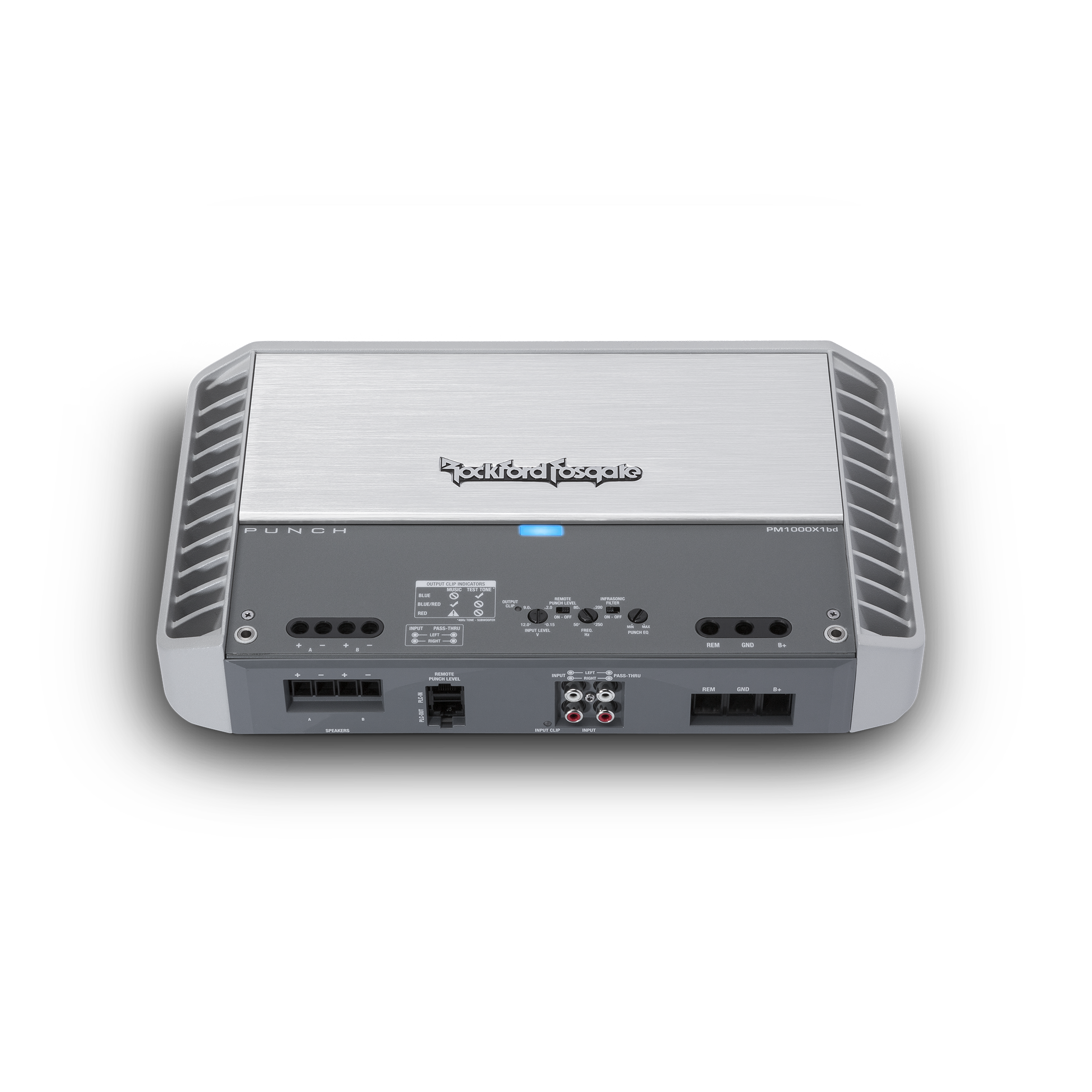 PM1000X1BD - Punch Marine 1,000 Watt Class-bd Mono Amplifier - image 1