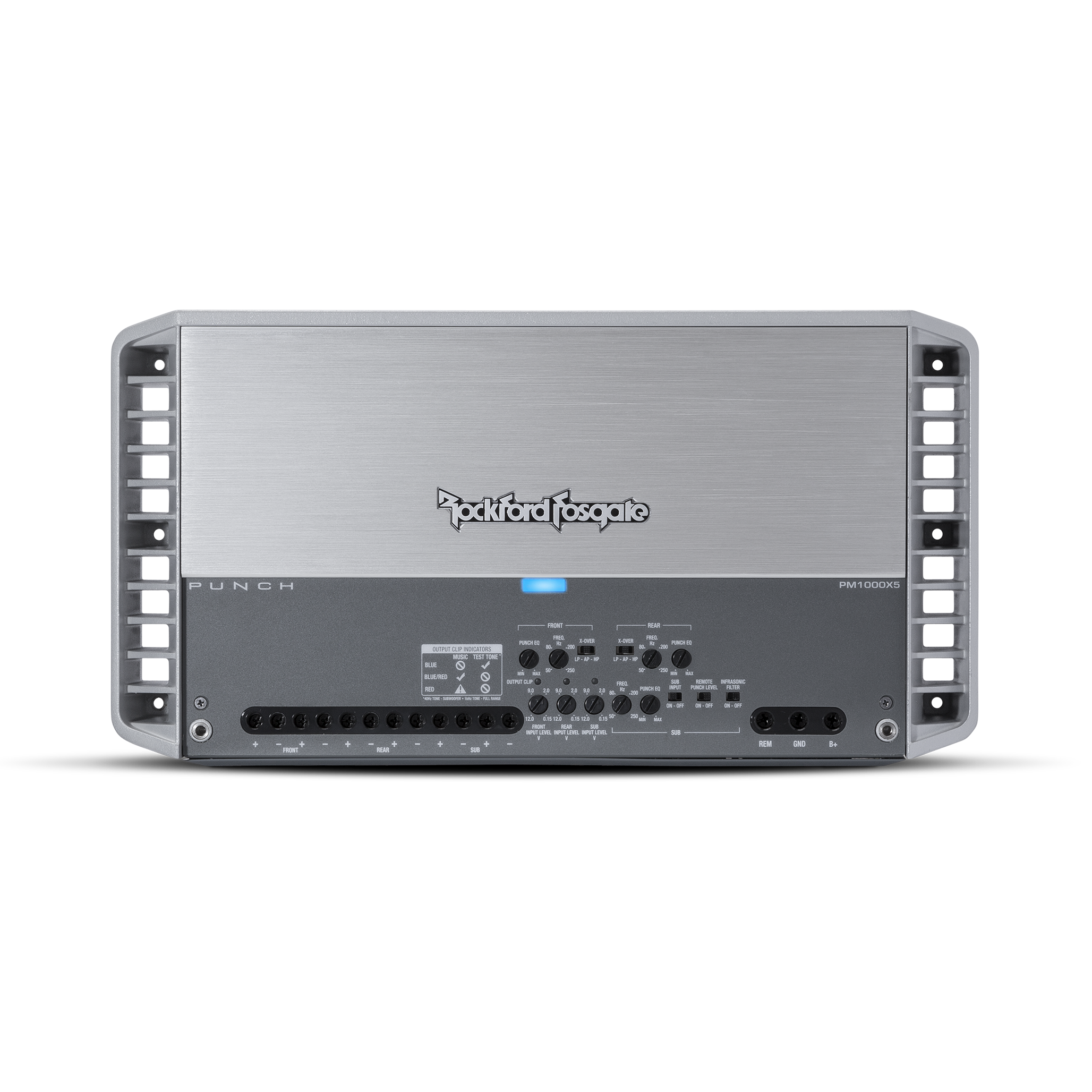 PM1000X5 - Punch Marine 1,000 Watt Class-bd 5-Channel Amplifier - image 2