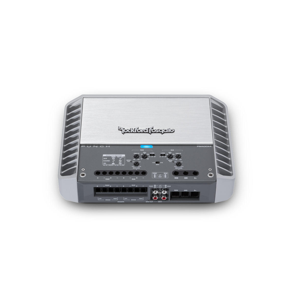 PM400X4 - Punch Marine 400 Watt 4-Channel Amplifier - image 3