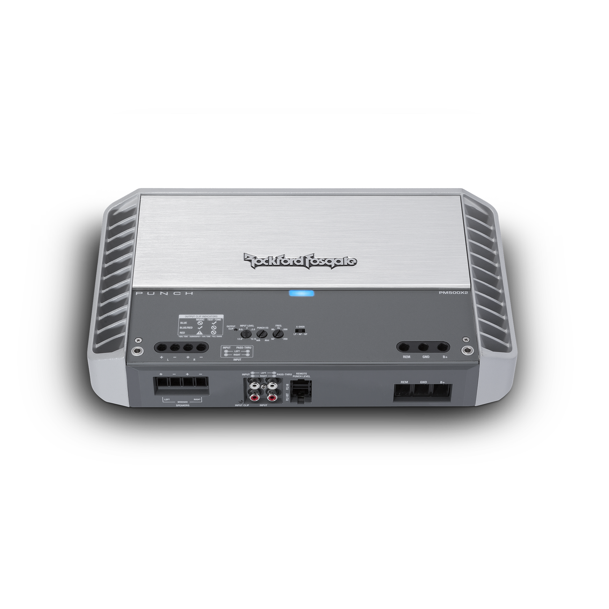 PM500X2 - Punch Marine 500 Watt 2-Channel Amplifier - image 2