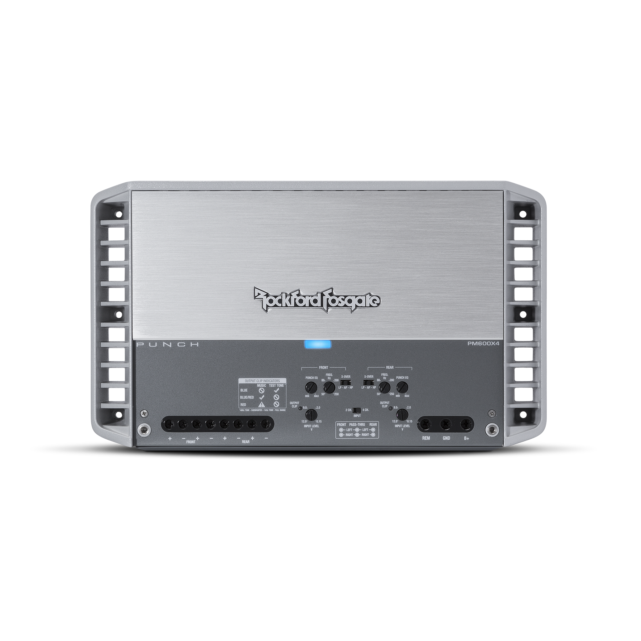 PM600X4 - Punch Marine 600 Watt 4-Channel Amplifier - image 3