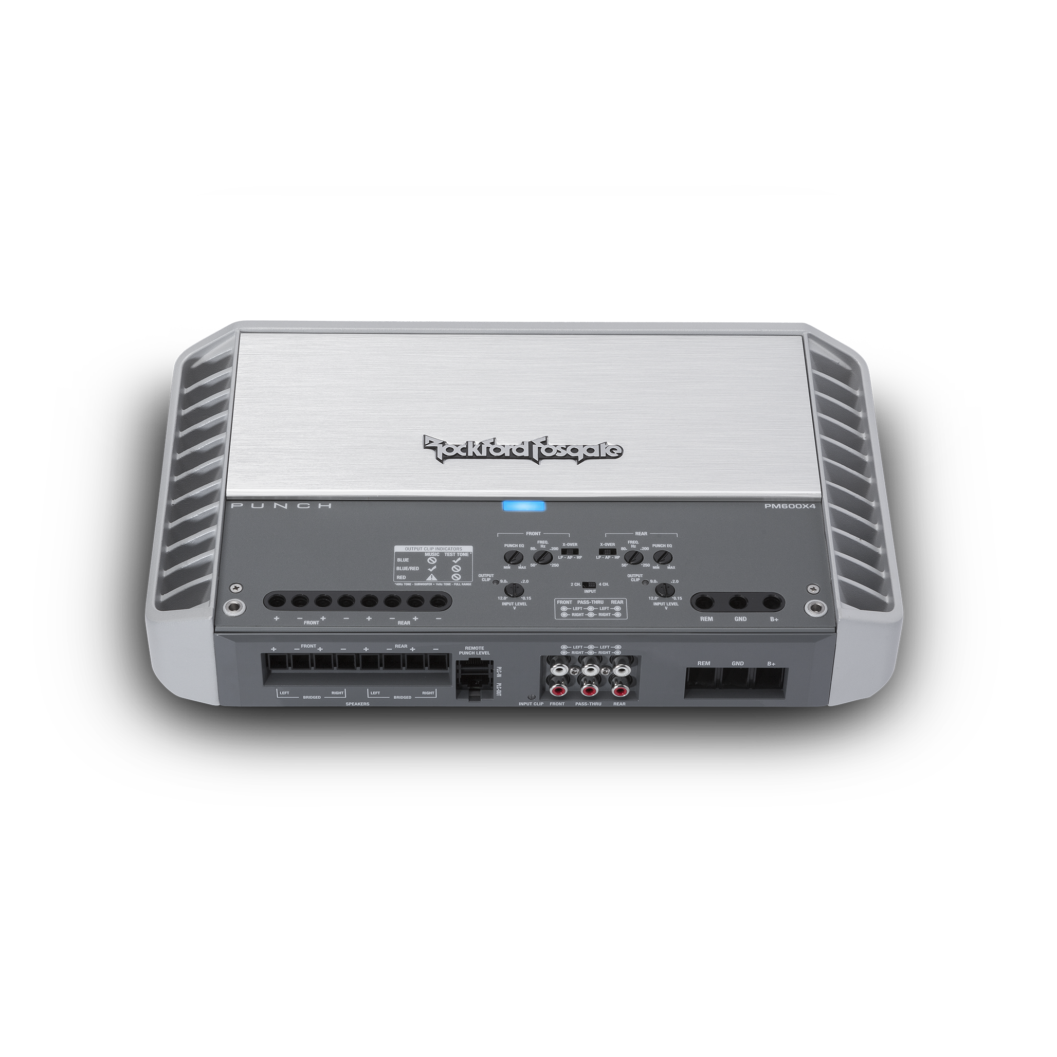 PM600X4 - Punch Marine 600 Watt 4-Channel Amplifier - image 8