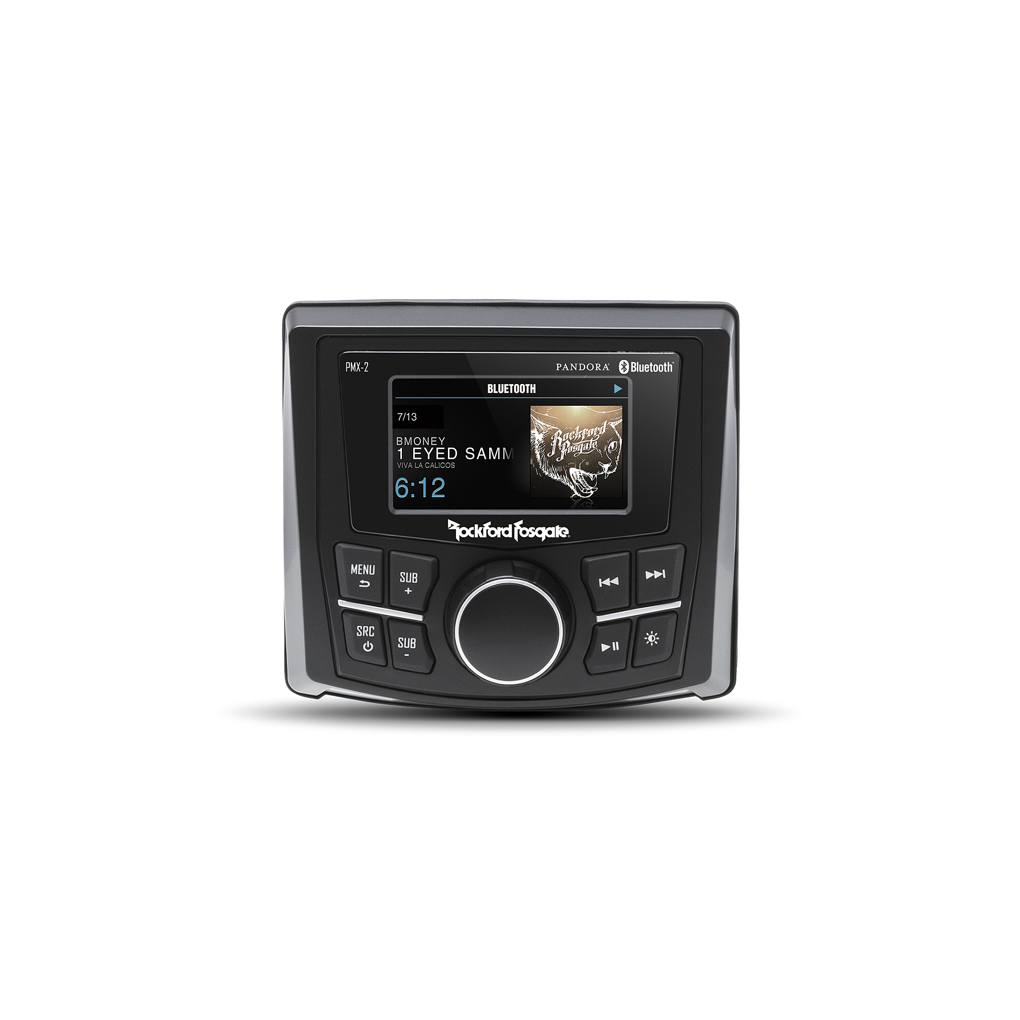 PMX-2 - Punch Marine Compact AM/FM/WB Digital Media Receiver 2.7" Display - image 1