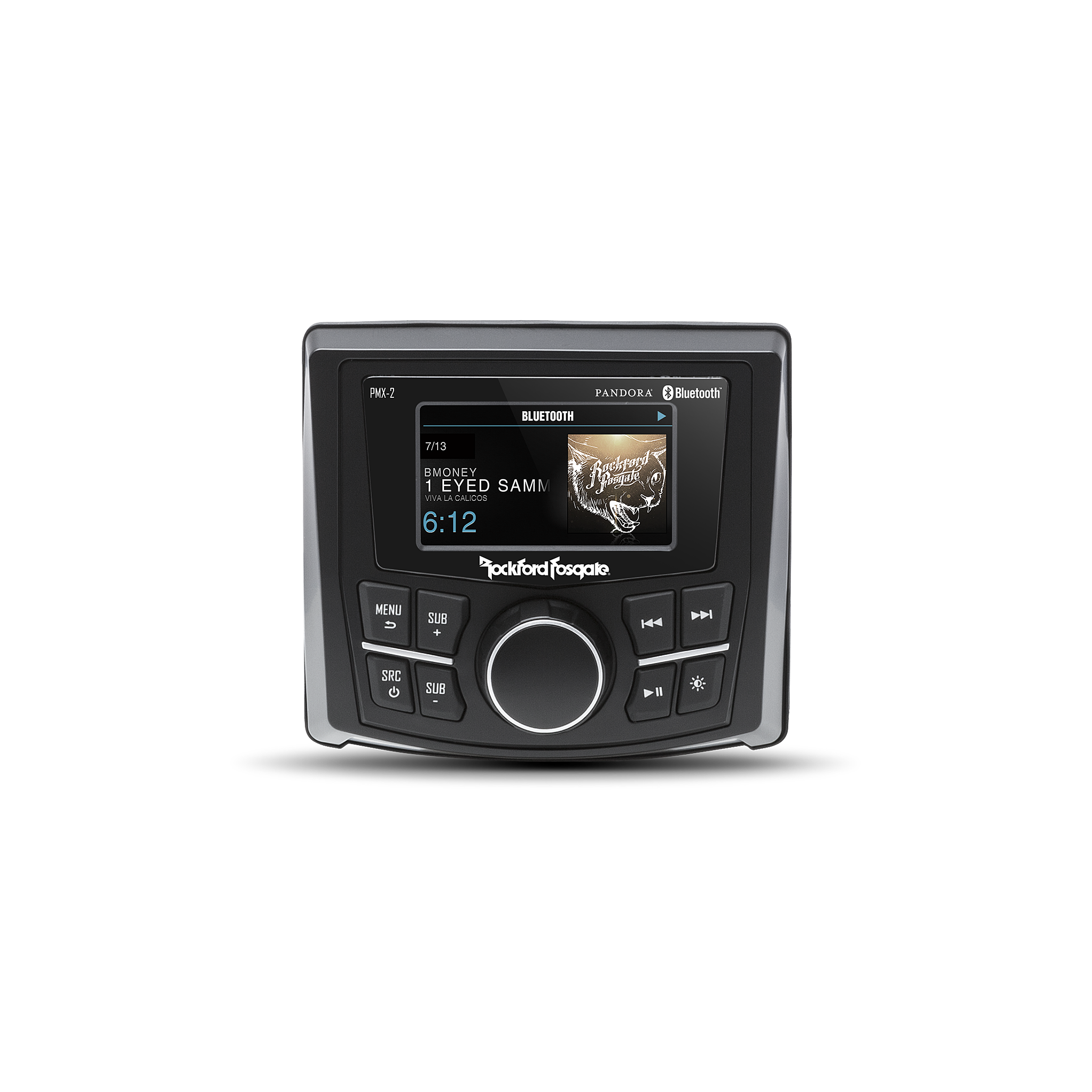 Punch Marine Compact AM/FM/WB Digital Media Receiver 2.7′′ Display