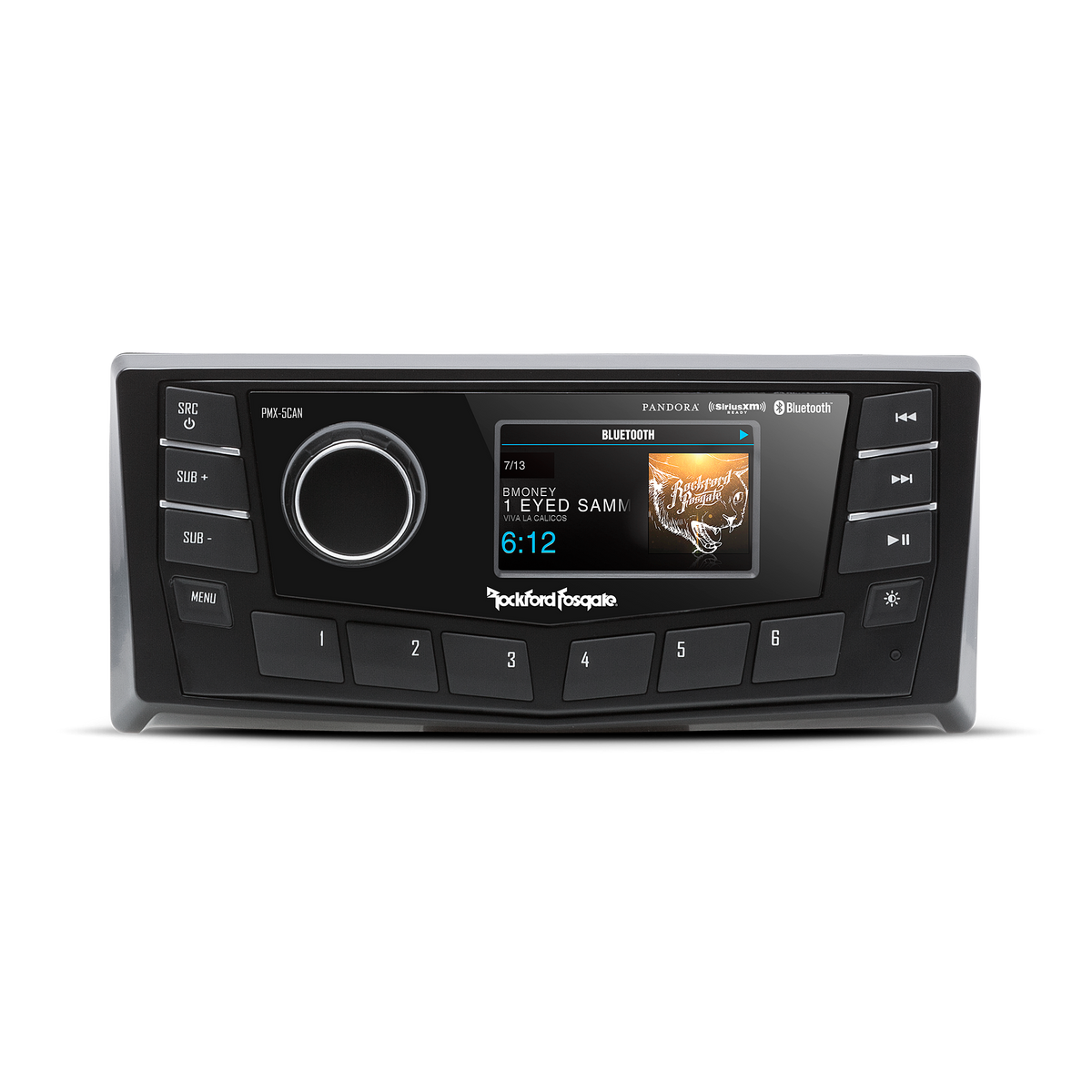 PMX-5CAN - Marine AM/FM/WB Multi-Zone Digital Media Receiver 2.7" Display w/ CAN-bus - image 1