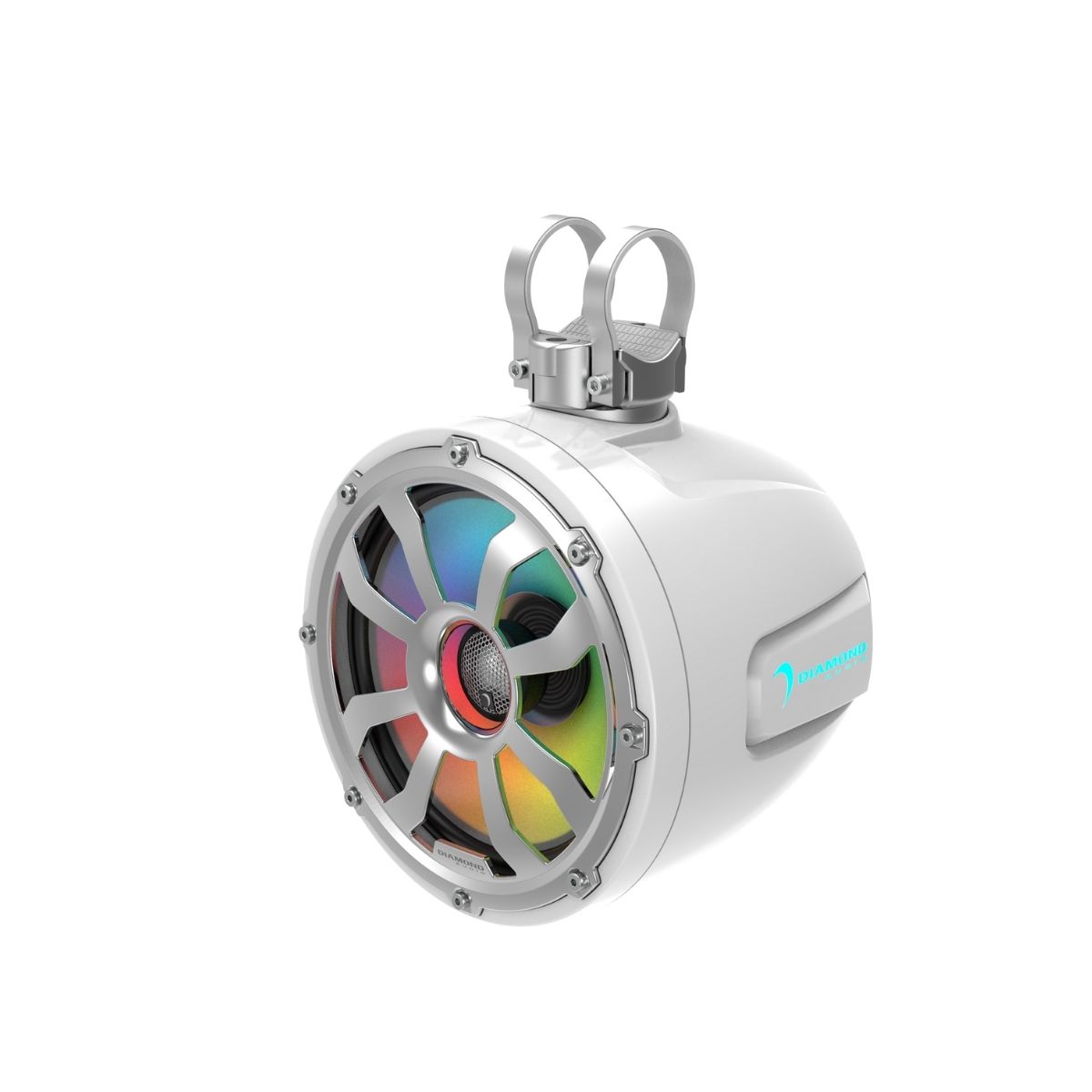 POD10F4W - 10" 2-Way Marine Tower Speaker w/Titanium Dome Tweeter (White)