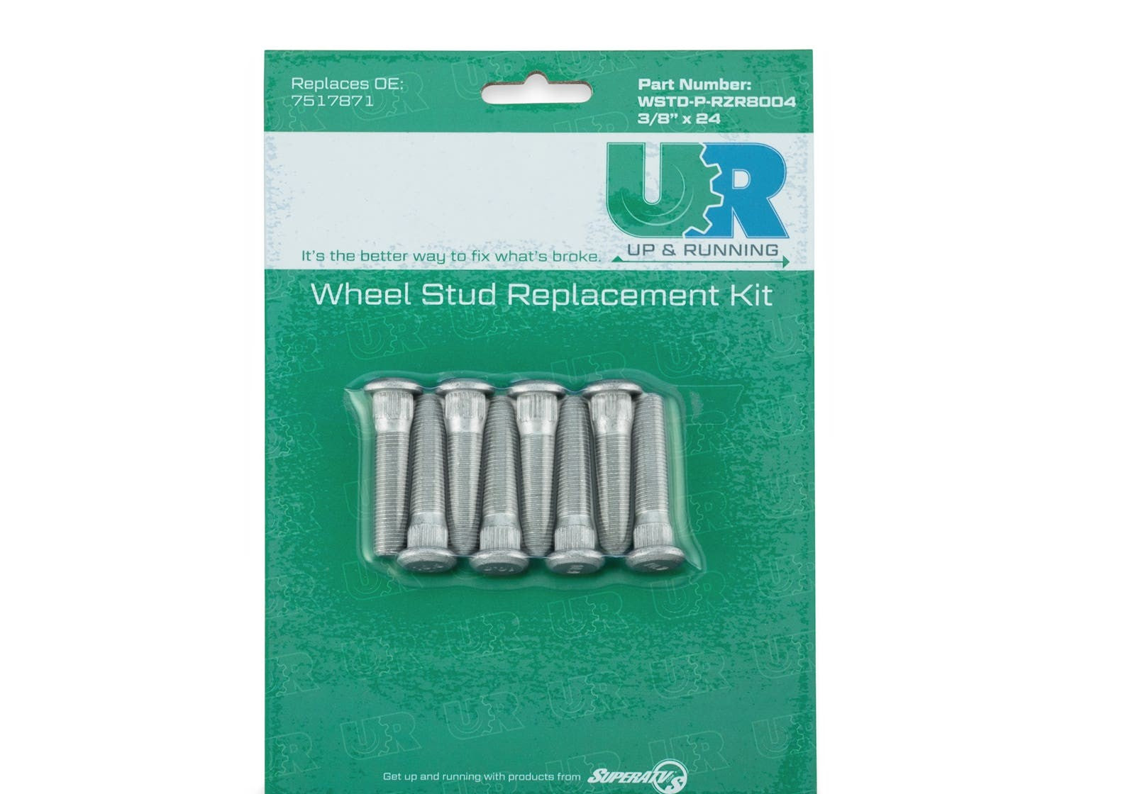 Up & Running Polaris ATV Wheel Studs - 7517871 & 7518378