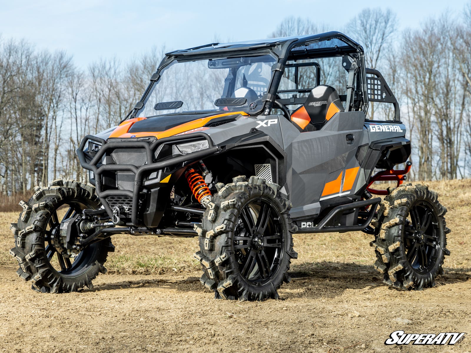 Polaris General XP 1000 4in. Portal Gear Lift - Dual Idler - 30% Gear Reduction - Billet Housing