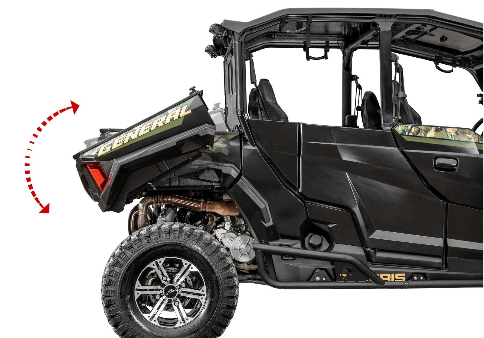 Polaris General XP 1000 Electric Dump Bed Kit