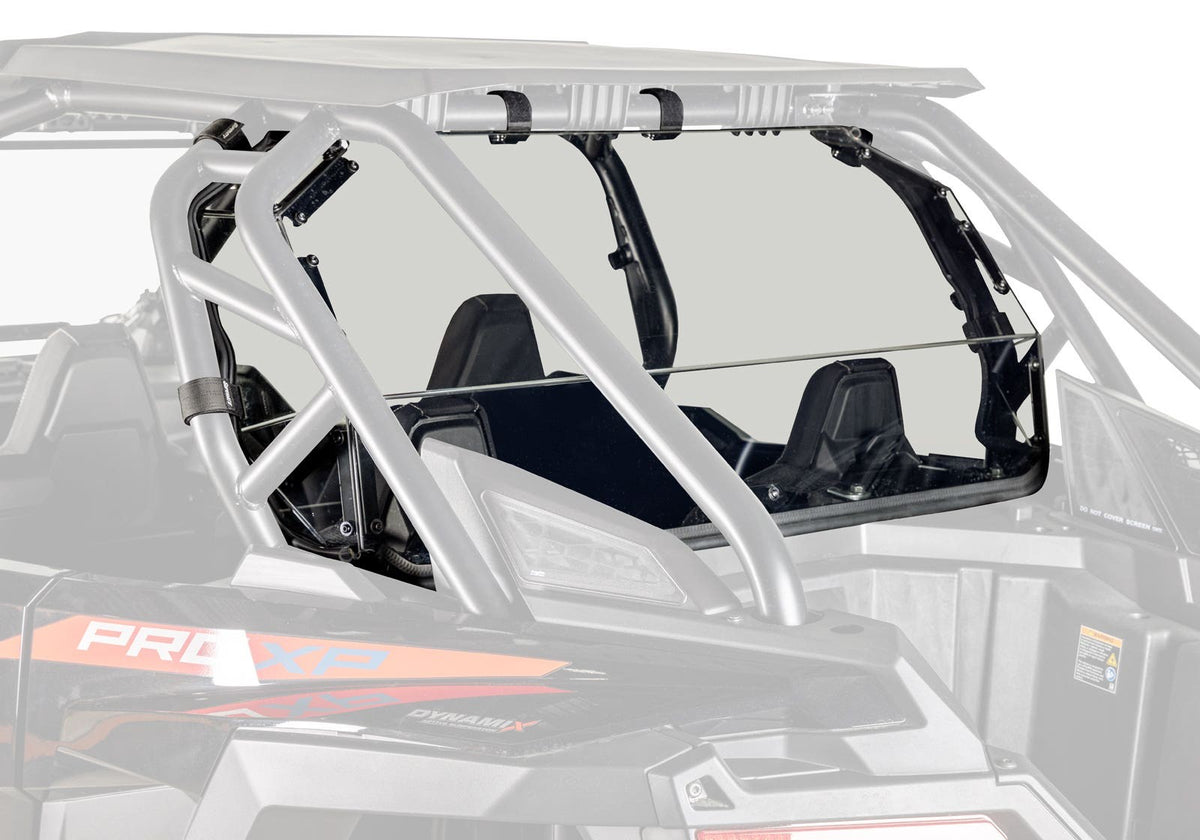 Polaris RZR Pro S 4 Rear Windshield - Light Tint
