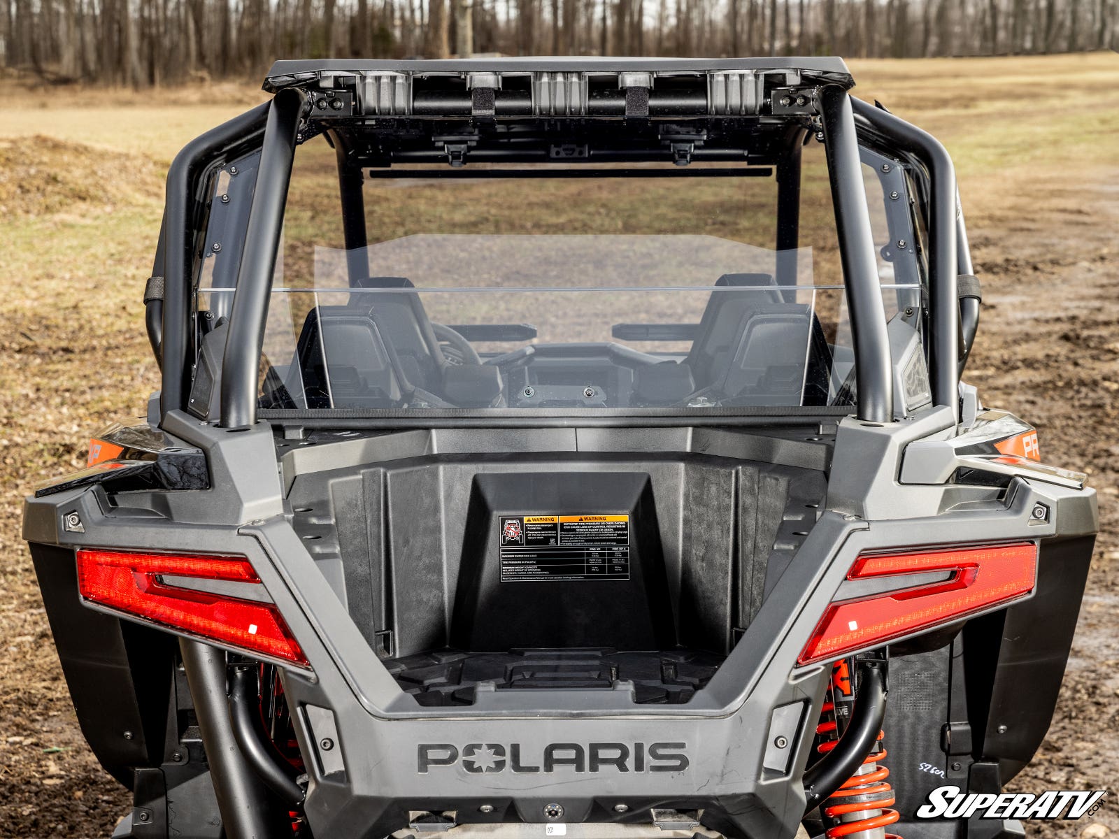 Polaris RZR Pro XP 4 Rear Windshield - Light Tint