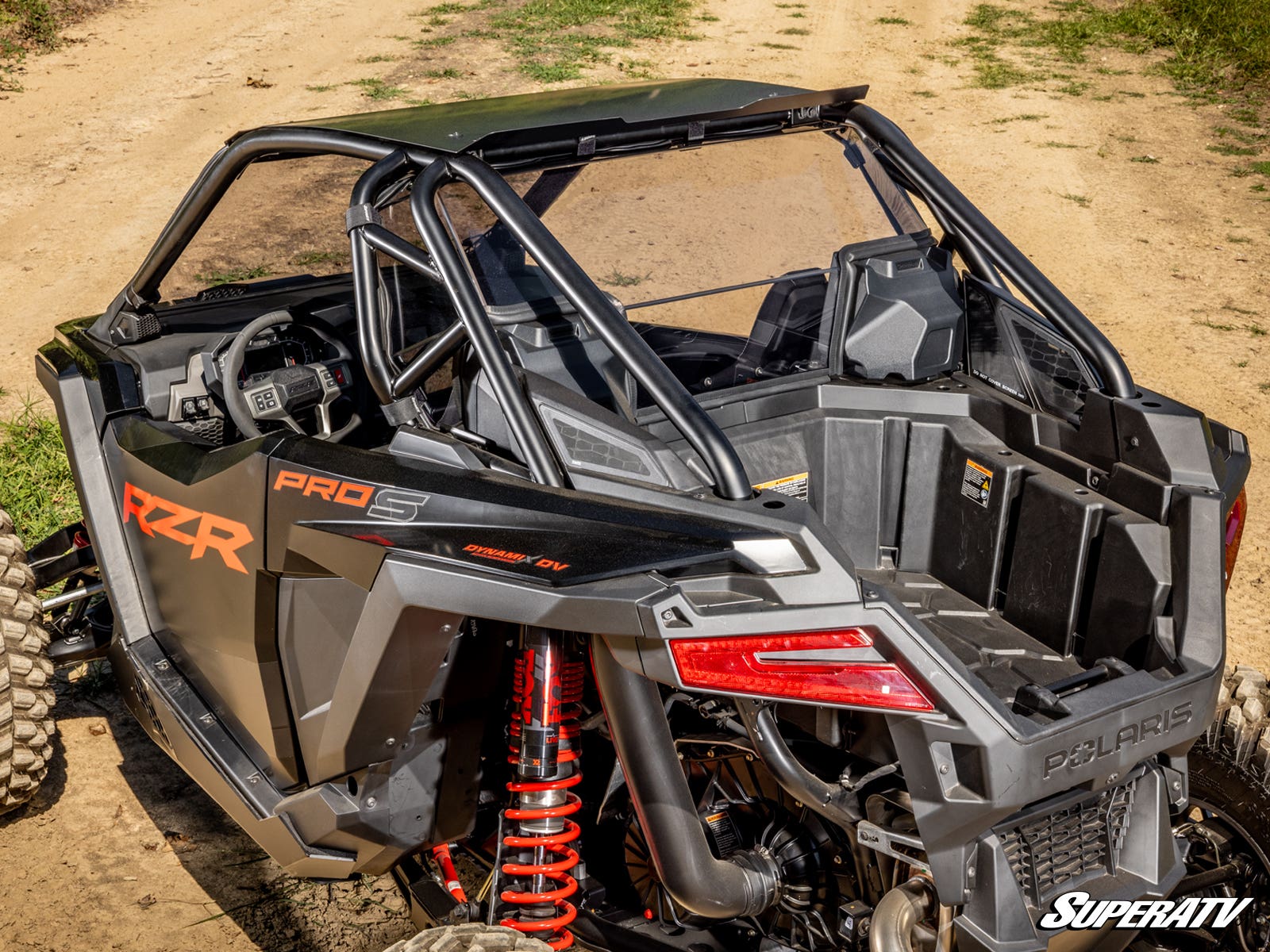 Polaris RZR PRO XP Rear Windshield - Light Tint - Audio - 2025+