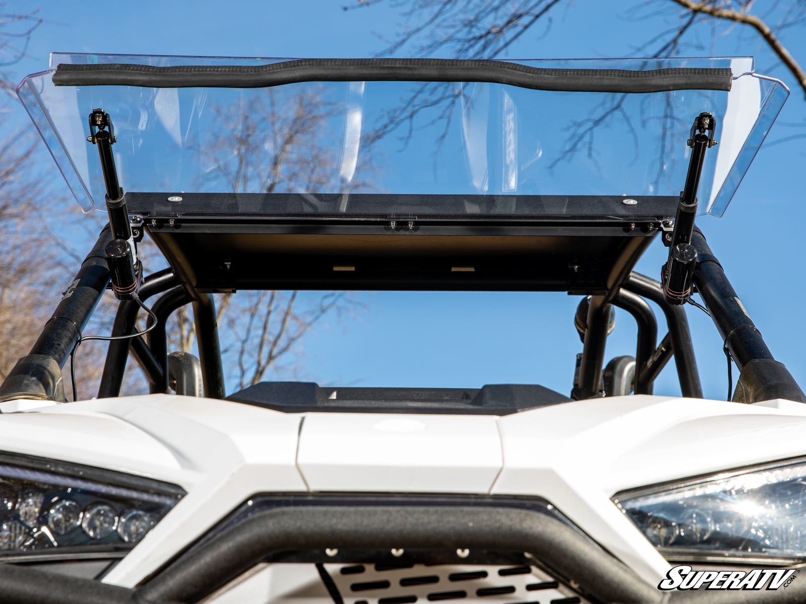 Polaris RZR Turbo R MaxDrive Power Flip Windshield