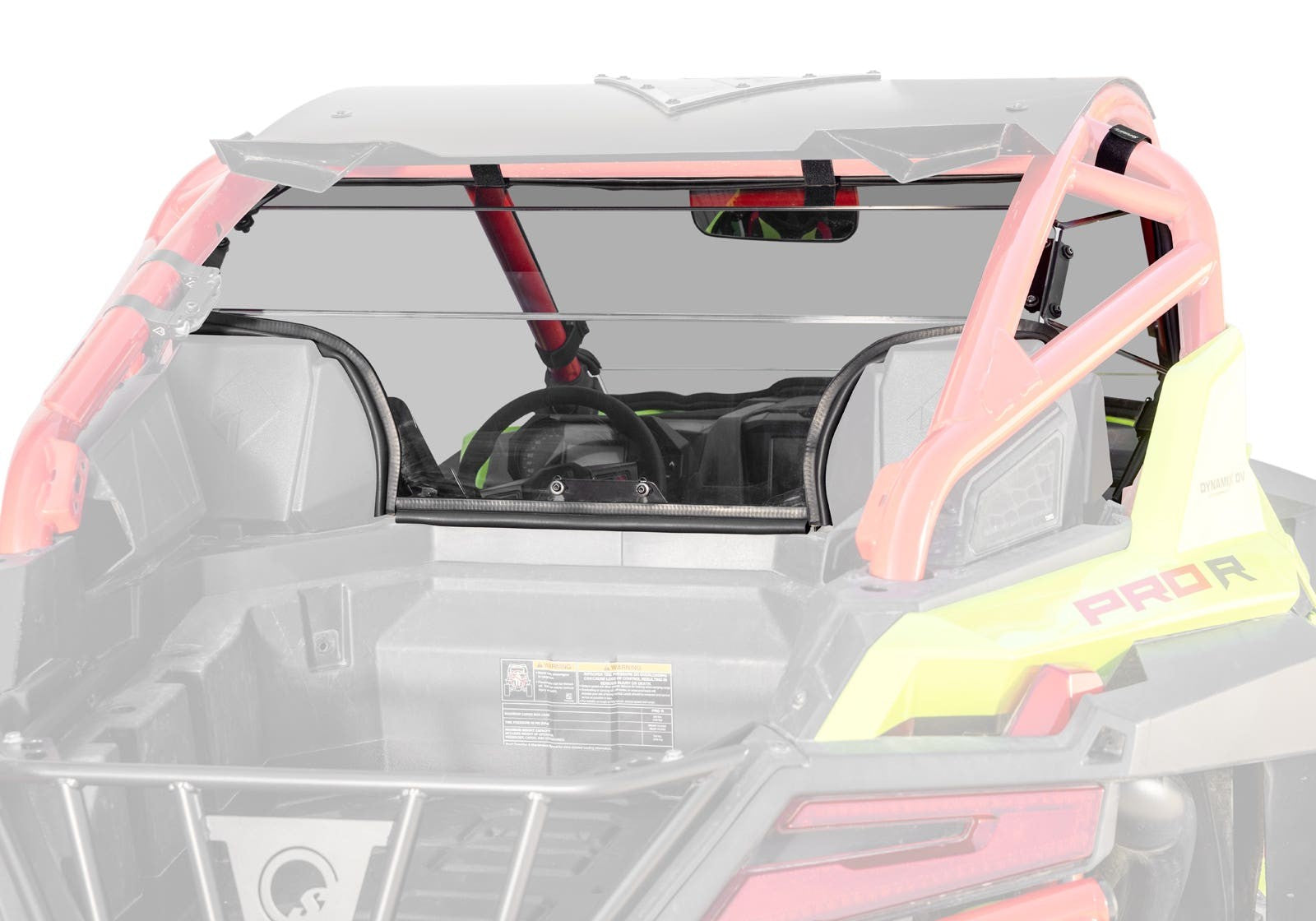 Polaris RZR PRO R Rear Windshield - Standard Light Tint