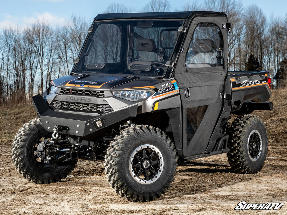Polaris Ranger XP 900 Vented Full Windshield—Dark Tint Scratch-Resistant