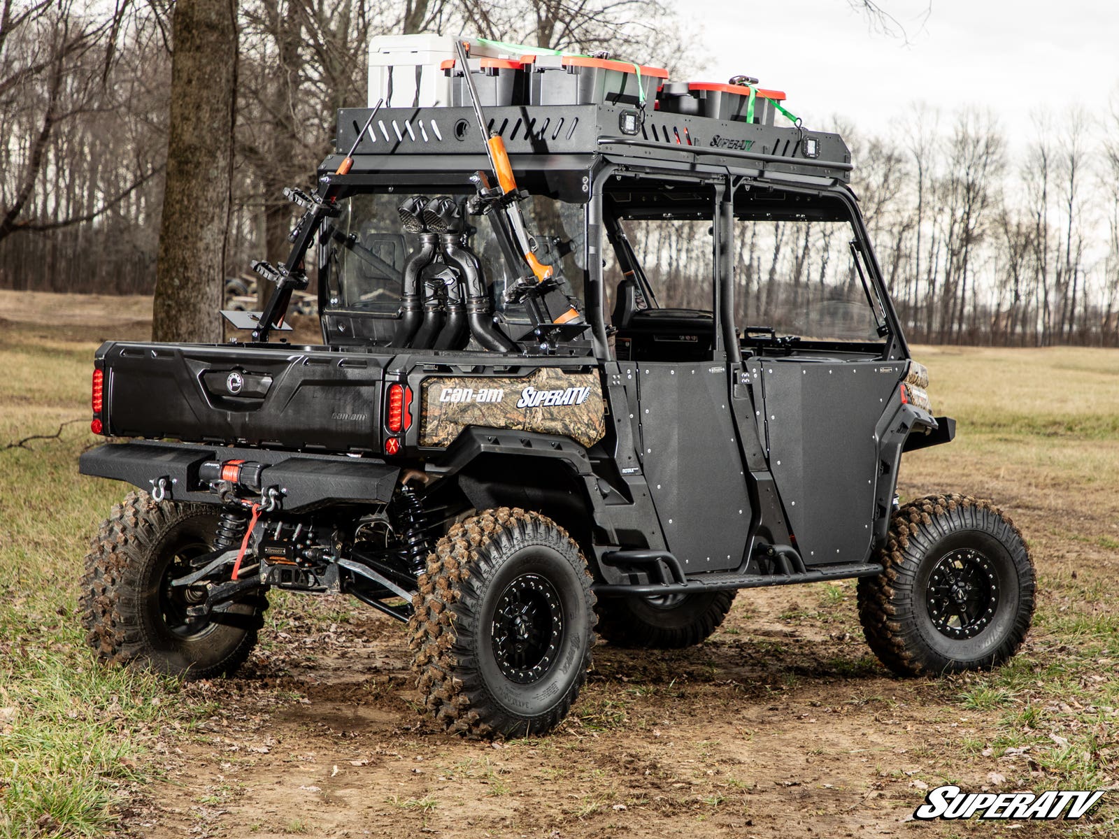 Can-Am Defender HD7 In-Bed Gun Rack