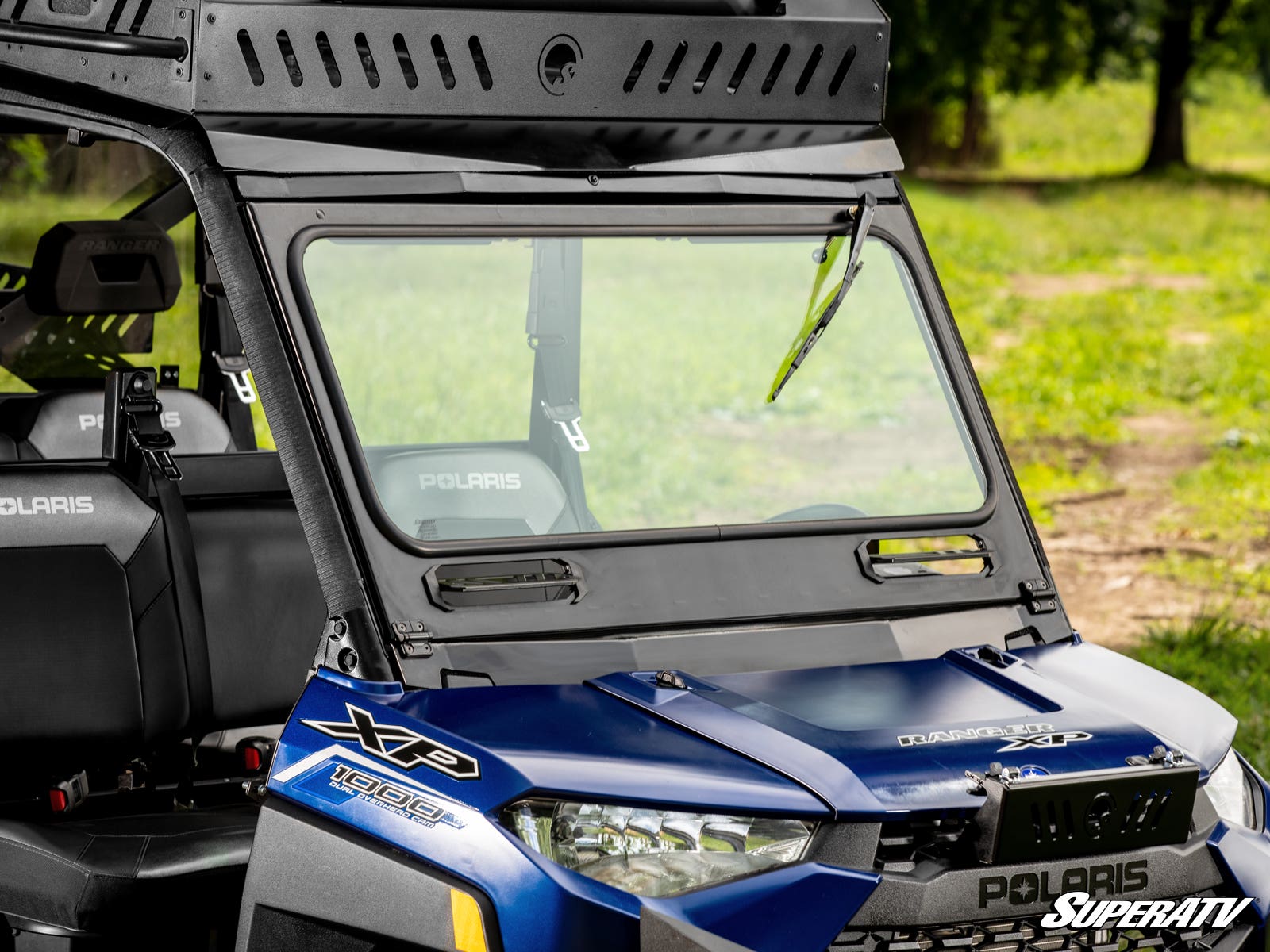 Polaris Ranger 1000 Flip Down Glass Windshield