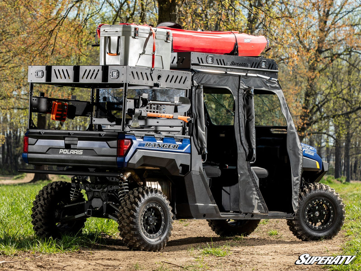 Polaris Ranger XP 1000 Outfitter Bed Rack - Recessed Lights + 2 Pin Wiring Harness