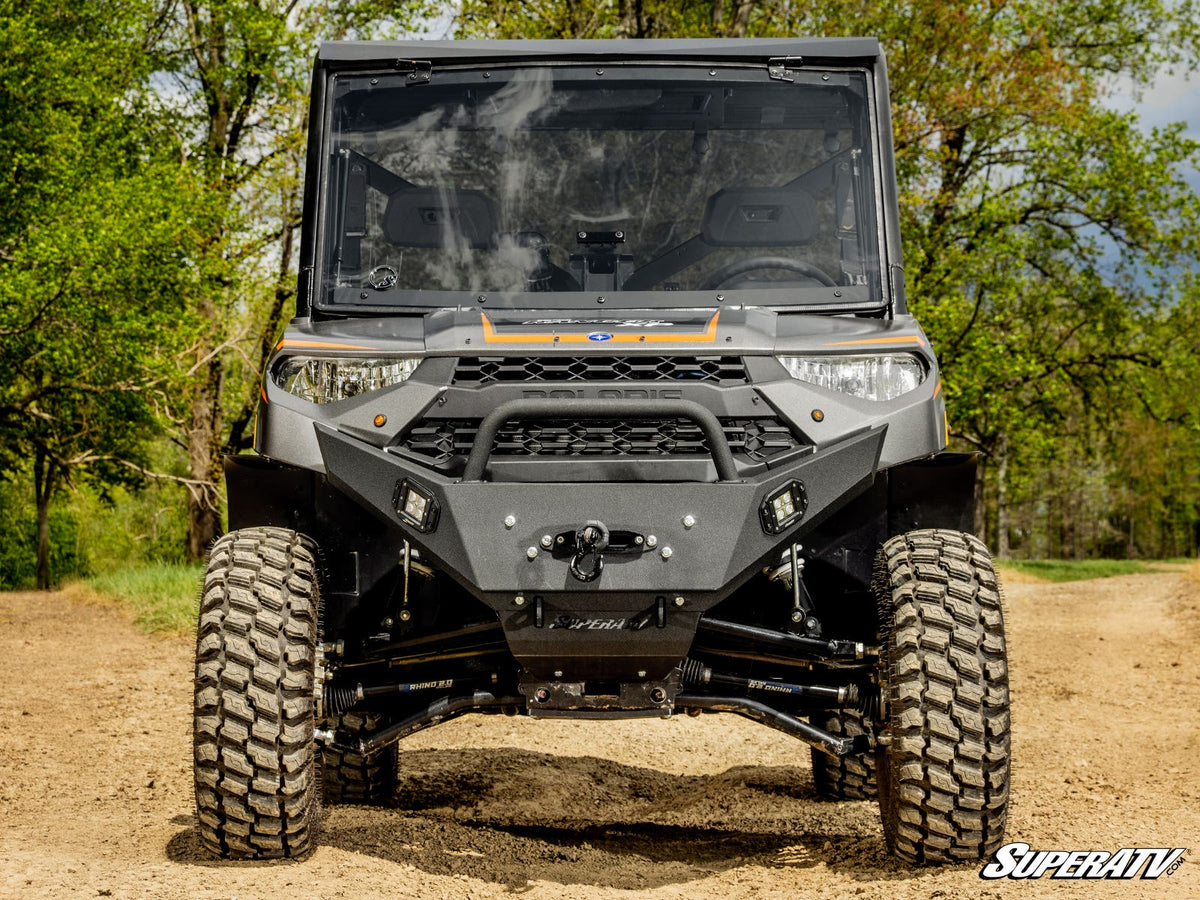 Polaris Ranger 1000 Scratch Resistant Flip Windshield - CREW