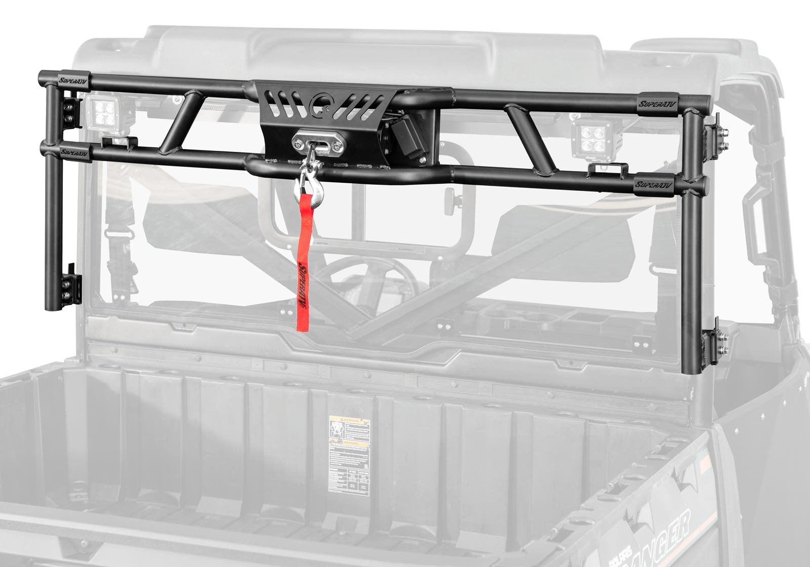 Polaris Ranger XP 1000 Game Loader Rack + Cube Lights